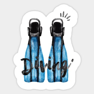 Scuba Diving Sticker